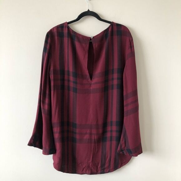 Treasure & Bond Bell Long Sleeve Plaid Shirt - Medium - Picture 3 of 7